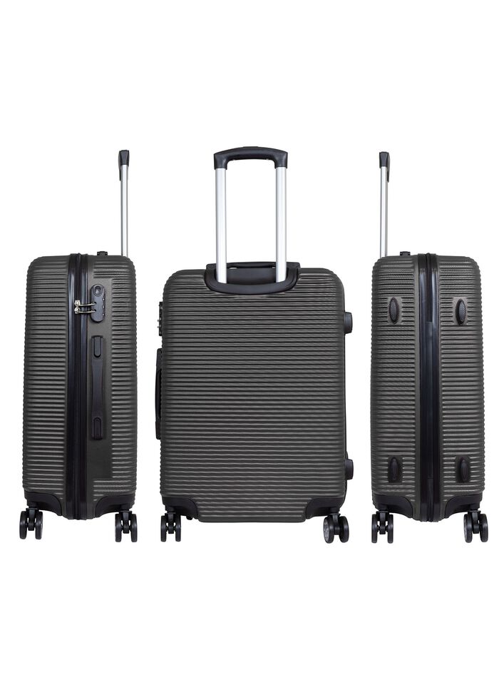 Koffer-Set mit 4 Leichtlauf-Doppelrollen 