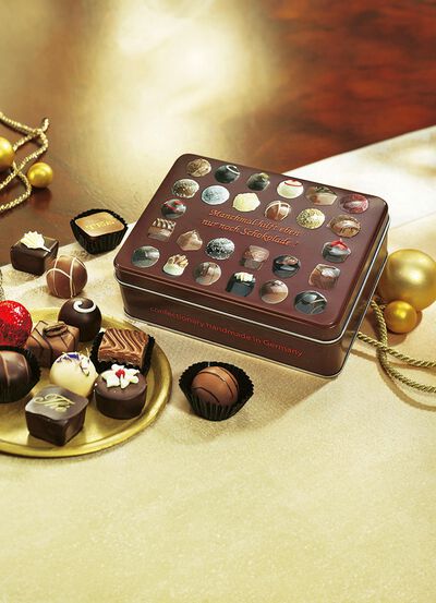 Geschenkdose &laquo;Manchmal hilft nur noch Schokolade&raquo; 