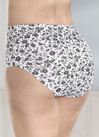 Fünferpack Slips mit Gummizug im Bund 