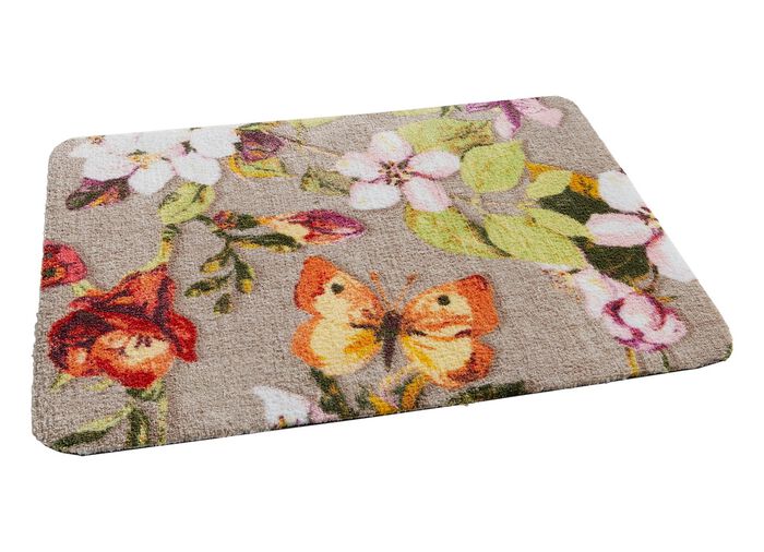 Fussmatte mit rutschhemmender Latex-R&uuml;ckseite  