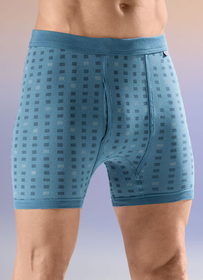 Dreierpack Unterhosen mit Alloverdessin - 