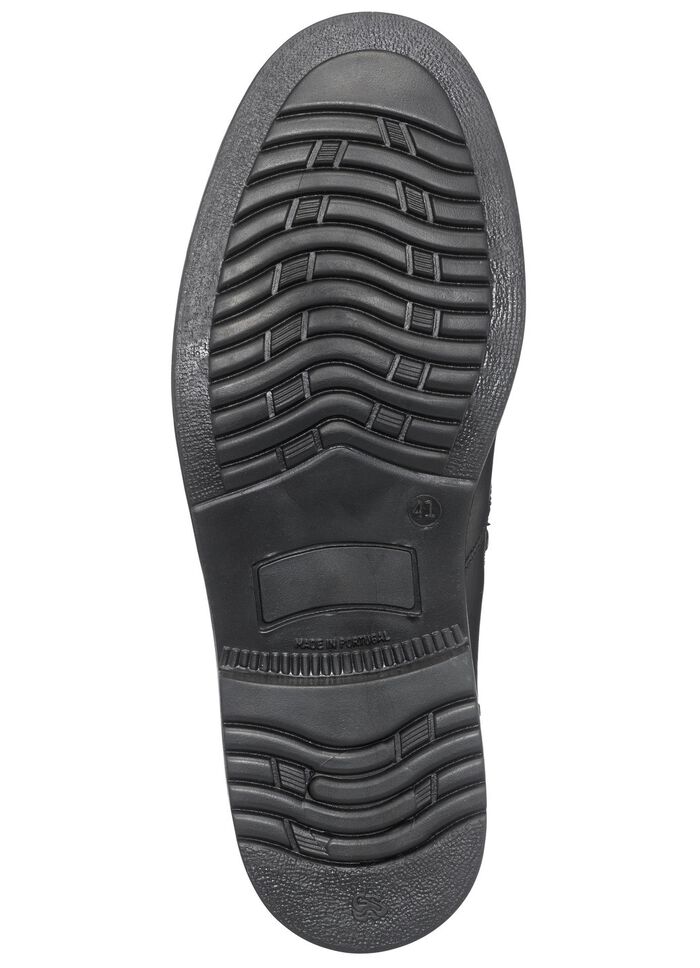 GINO GALANTE, gef&uuml;tterte Herren-Stiefel, Winterschuhe, mit Lammfell SCHWARZ