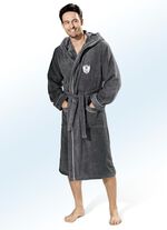 Bademantel mit Kapuze 