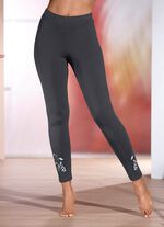 Zweierpack Leggings in langer Form 1X SCHWARZ, 1X ANTHRAZIT