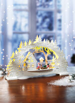 Schwibbogen mit  LED-Beleuchtung 