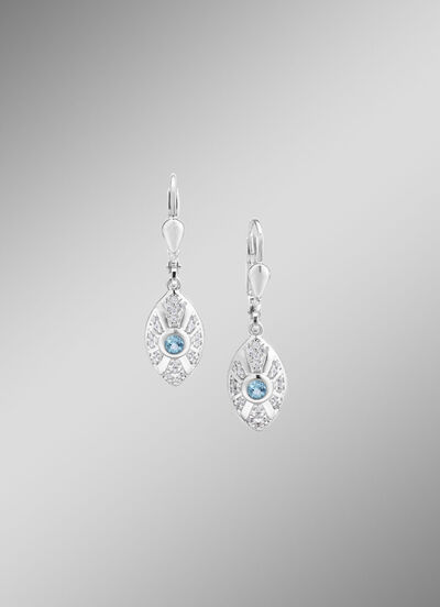 Strahlende Akzente – Exquisite Ohrringe aus Silber 