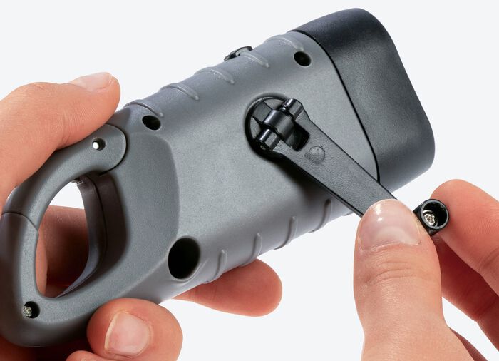 Solar-Taschenlampe f&uuml;r Notf&auml;lle und Stromausfall 