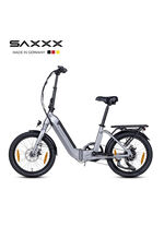Falt-E-Bike Foldi Comfort von SAXXX  GRAU-SILBER-MATT