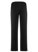 Weich fliessende, 7/8-lange Hose SCHWARZ