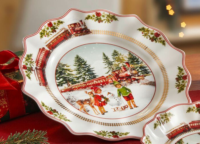 Porzellan-Jahresartikel 2025 von Villeroy & Boch WEISS-ROT