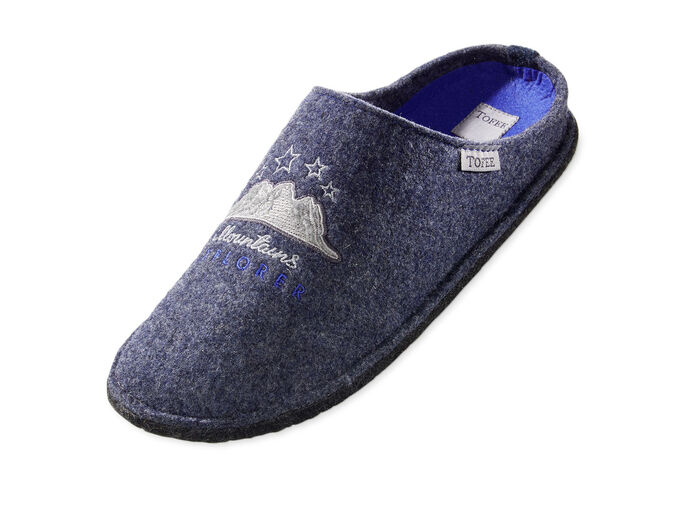 Bequemer Herren-Hausschuh BLAU