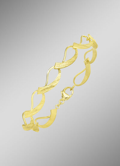 Vergoldetes Armband aus Silber 