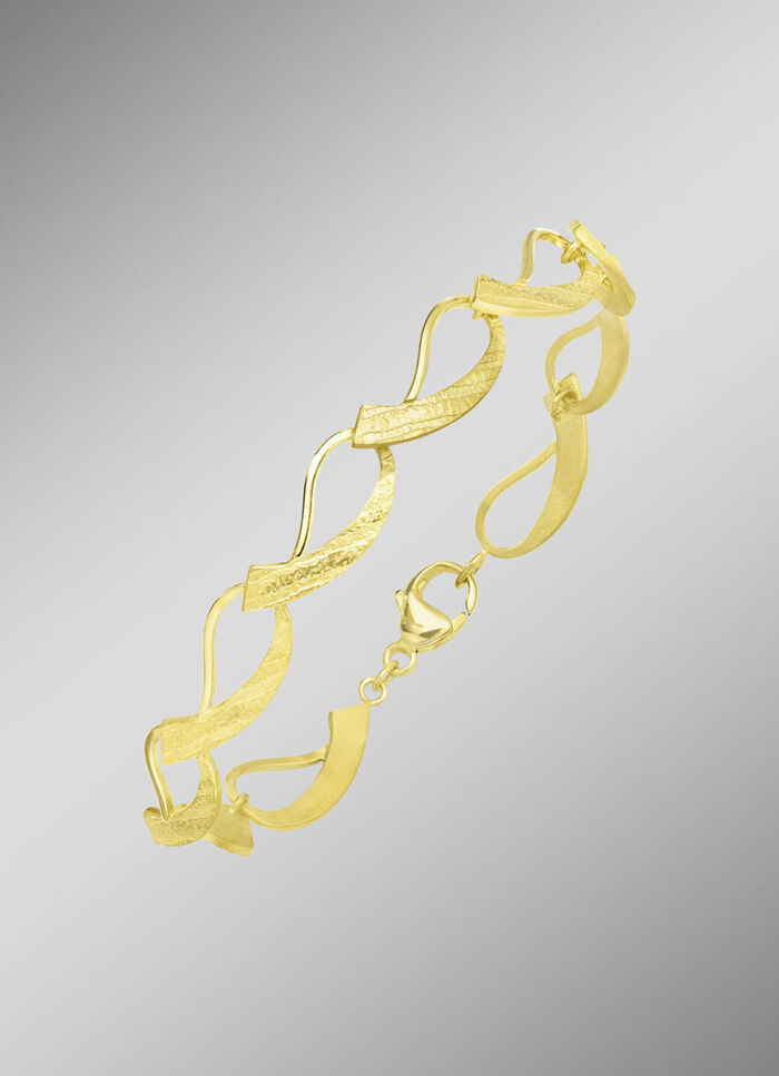 Vergoldetes Armband aus Silber 