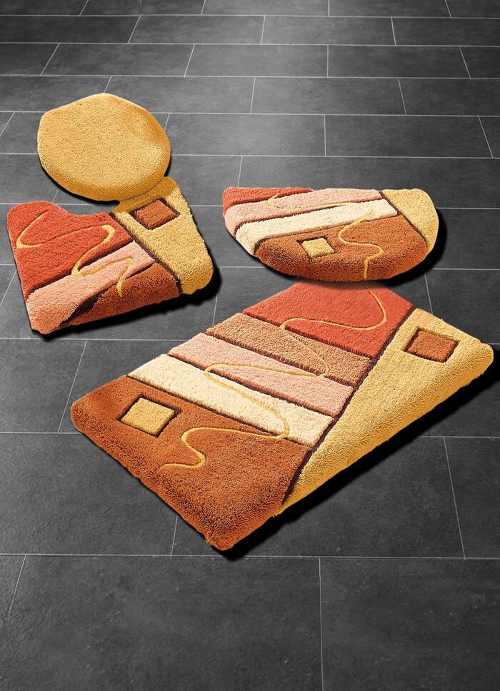 Barfussweiche Badteppiche in harmonischen Farbt&ouml;nen 