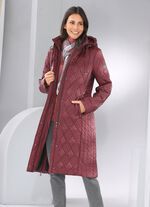 Mantel mit interessantem Stepp KASTANIE