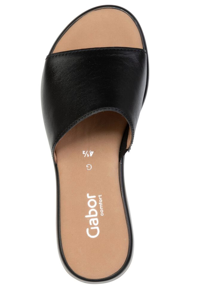 Gabor, elegante Damen-Pantoletten, Weite G, mit Gummizug 
