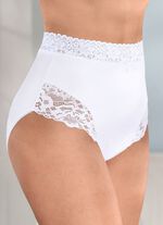 Laurina Viererpack Slips mit Elastikspitze 