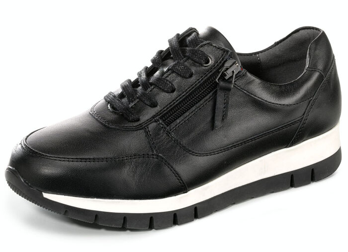 ELENA EDEN, sportliche Damen-Sneaker, Weite H, mit herausnehmbarem Fussbett SCHWARZ