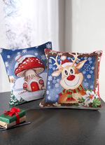 Kissenbez&uuml;ge aus Gobelin im 2er-Set 