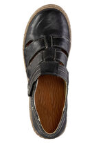 ELENA EDEN Slipper mit Knitter-Struktur SCHWARZ