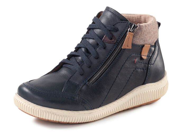 ELENA EDEN, bequeme Damen-Boots, Weite H, mit herausnehmbarem Fussbett 