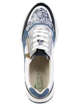 ELENA EDEN, schicke Damen-Sneaker, Weite G, mit herausnehmbarem Fussbett JEANS-BUNT