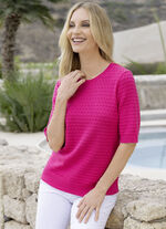 Pullover mit Strukturdessin 