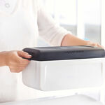 Tupperware BreadSmart Brotbehälter WEISS-SCHWARZ