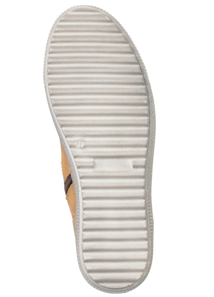 ELENA EDEN Schn&uuml;r-Bootie aus Nubukleder, mit Leder-Applikation 