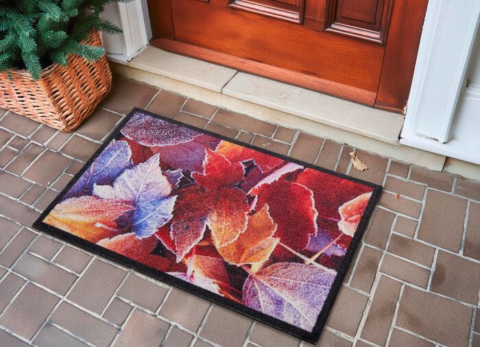 Herbstliche Fussmatte  BUNT