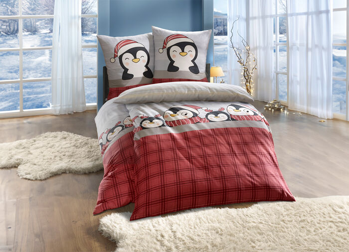 Feinbiber Bettwäsche-Garnitur 