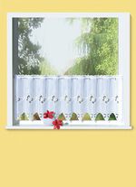 Hochwertiger Kurzstore mit Plauener Stickerei 