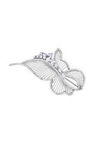Filigrane Anstecknadel Schmetterling mit synth. Zirkonia 
