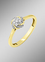 Damenring mit 23 Diamanten 