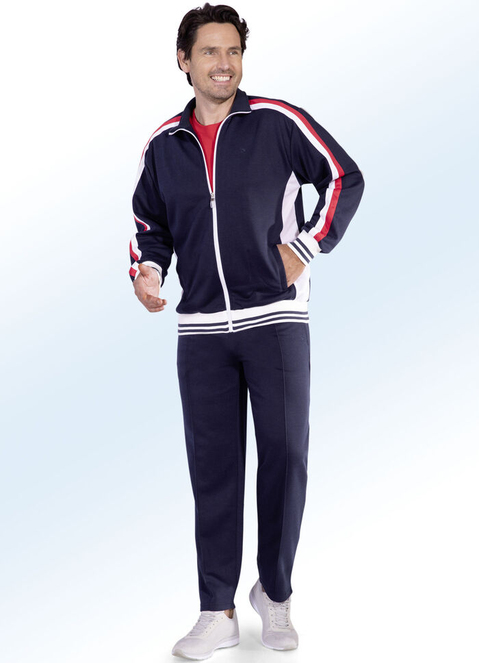 Freizeitanzug mit elastischen Abschlüssen 