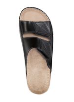 Klassische Herren-Pantoletten, mit Klettverschluss 