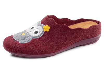 Laurina, klassiche Damen-Hausschuhe, mit herausnehmbarem Fussbett 