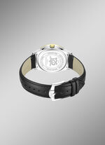 Rotary Quartz-Herrenuhr mit Lederband 