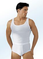 Hermko Viererpack Slips aus Doppelripp 