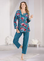 Zweierpack Schlafanz&uuml;ge mit gebogten Abschl&uuml;ssen  