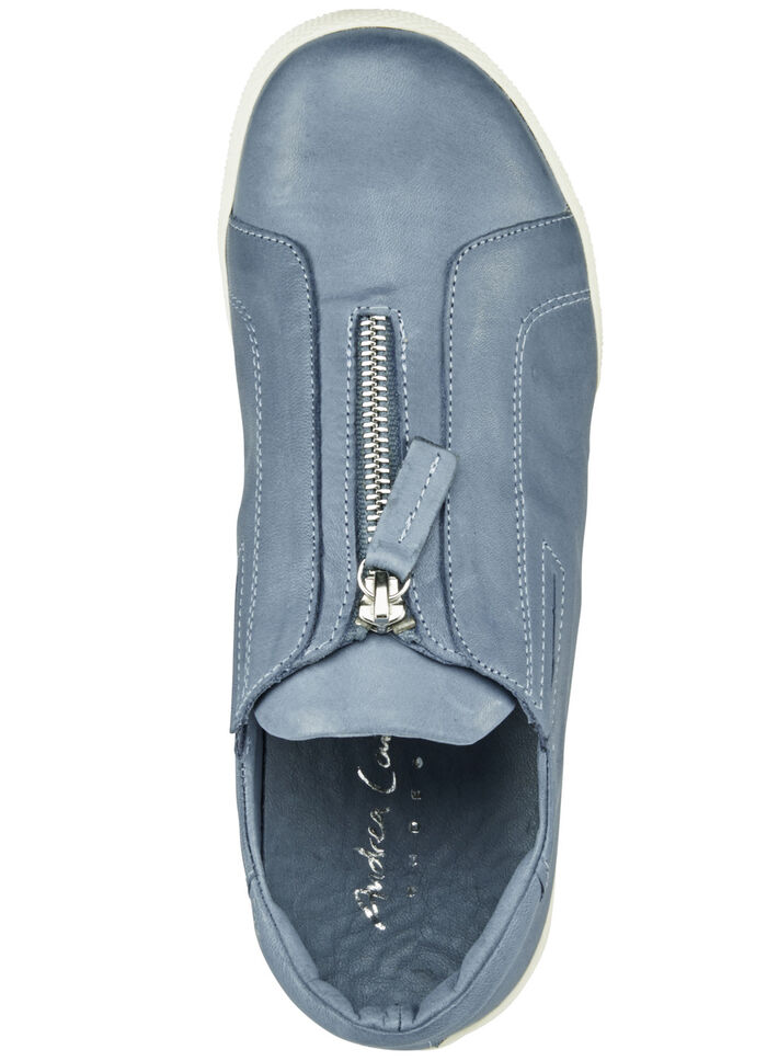 Andrea Conti Slipper mit praktischem Reissverschluss BLEU