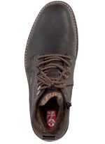 Rieker Schn&uuml;r-Boot mit Warmfutter aus Lammfell und Pl&uuml;schmaterial 