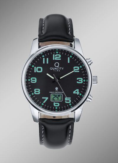 Sportliche Funk-Herrenuhr der Marke Quality Time 