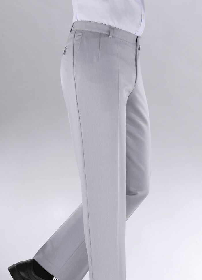 &laquo;Klaus Modelle&raquo;-Unterbauchhose in 4 Farben HELLGRAU MELIERT