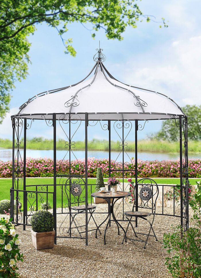 Pavillon Burma aus pulverbeschichtetem Stahl 