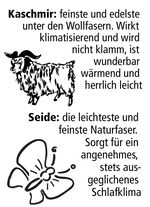 «MESANA» Edelhaar Bettwarenprogramm, verschiedene Ausführungen ECRUE