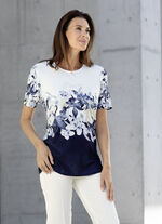 Stilvolles Shirt mit Strass-Schriftzug 