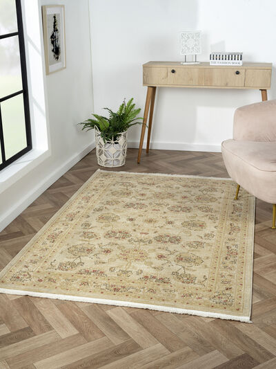 Brücke und Teppiche mit Orient-Optik 