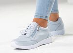 ELENA EDEN, komfortable Damen-Sneaker, Weite G, mit herausnehmbarem Fussbett BLEU