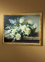 Bild mit Rosenblumenstrauss 